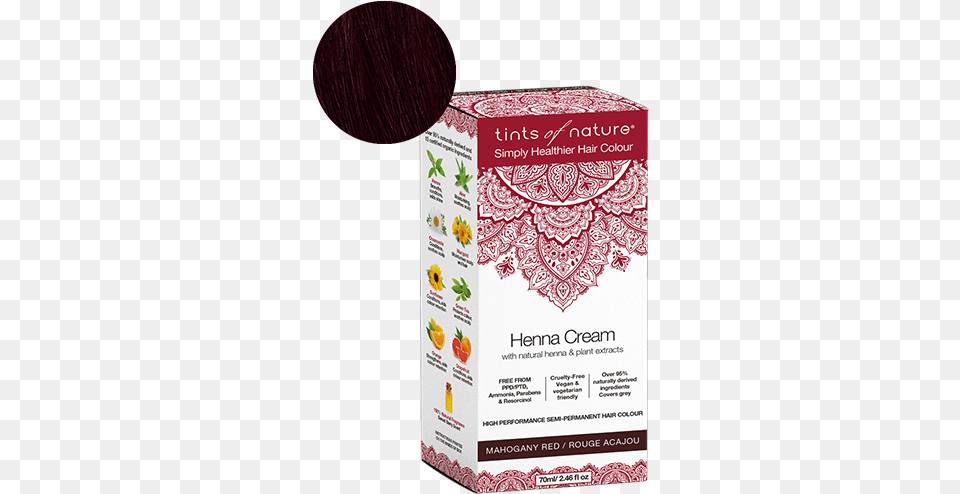 Henna Cream Tints Of Nature Hair Colors, Advertisement, Poster Free Transparent Png