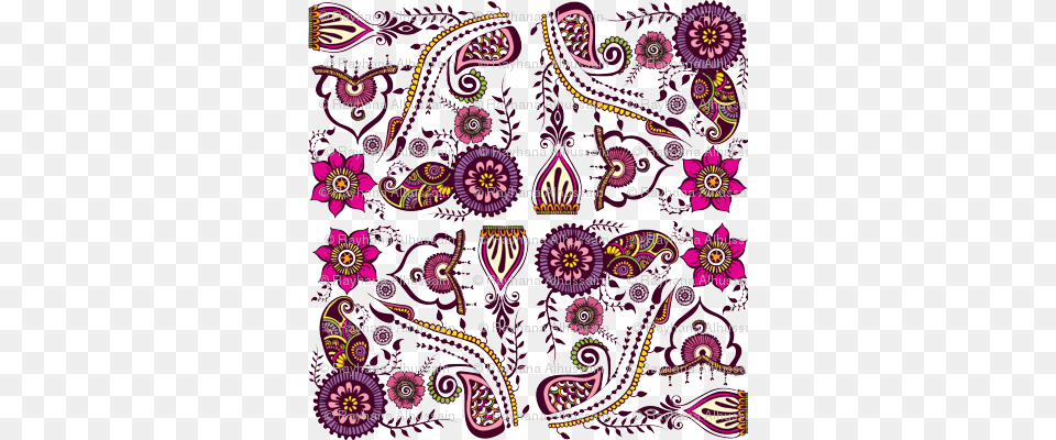 Henna Pattern Mehndi, Paisley Free Png