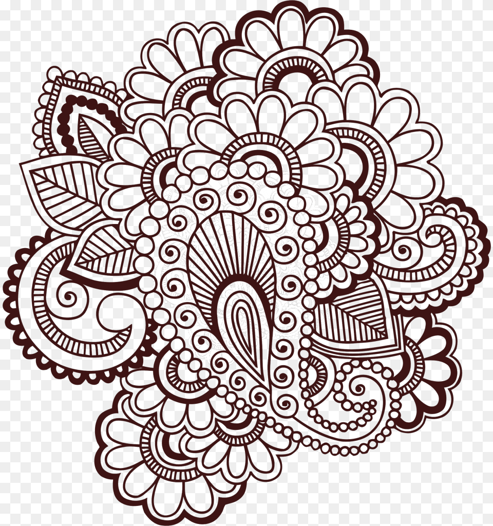 Henna Tattoo Clipart, Pattern, Art, Floral Design, Graphics Png Image