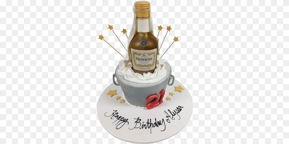 Hennessy Cake Best Custom Birthday Cakes In Nyc Background Hennessy Cake, Food, Dessert, Cream, Birthday Cake Free Transparent Png