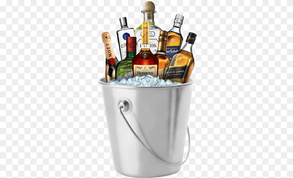 Hennessy Ice Bucket, Alcohol, Beverage, Liquor, Bottle Free Png