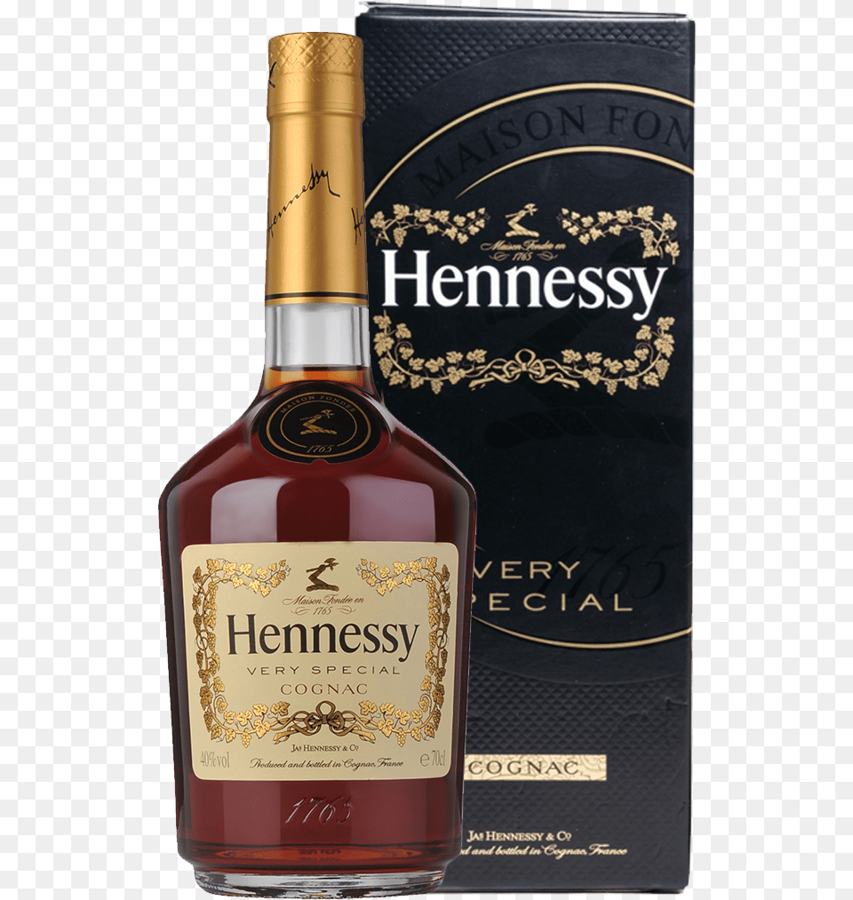 Hennessy Vs Cognac With Gift Box 1l Hennessy Vs Cognac 70cl Scott Campbell Edition, Alcohol, Beverage, Liquor, Bottle Png