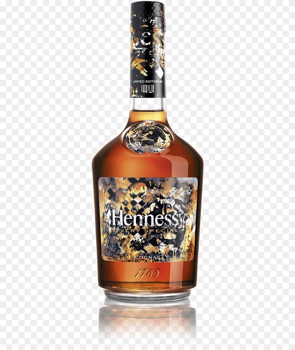 Hennessy Vs Vhils Limited Edition Cognac Jim Beam Bourbon Whisky, Alcohol, Beverage, Liquor, Beer Free Transparent Png