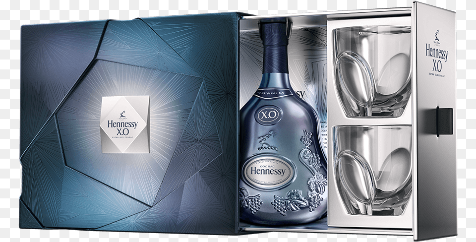 Hennessy Xo Cognac Ice Experience Amp 2 Glasses Pack Hennessy Xo Limited Edition, Glass, Alcohol, Liquor, Beverage Png Image