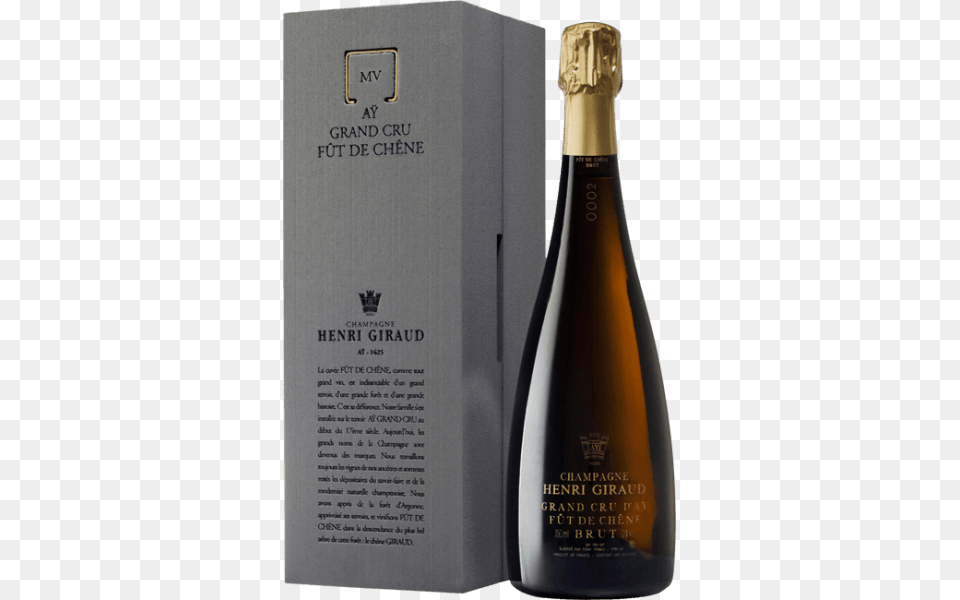 Henri Giraud Grand Cru Fut De Chene, Alcohol, Beverage, Bottle, Liquor Png Image