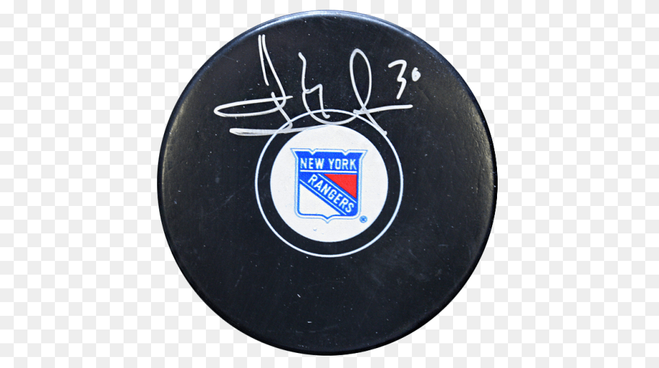 Henrik Lundqvist Signed New York Rangers Hockey Puck Vertical, Skating, Ice Hockey, Ice Hockey Puck, Rink Free Transparent Png