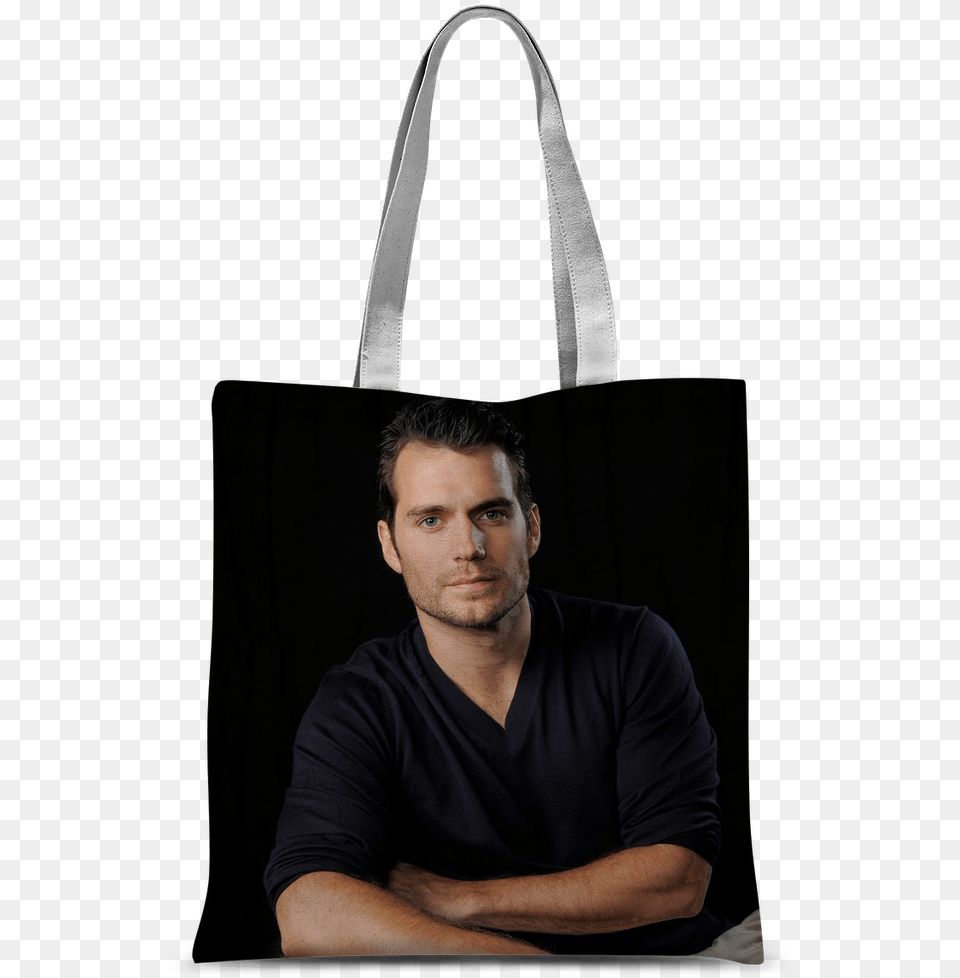 Henry Cavill Classic Sublimation Tote Bagclass Tote Bag, Accessories, Purse, Person, Man Free Png Download