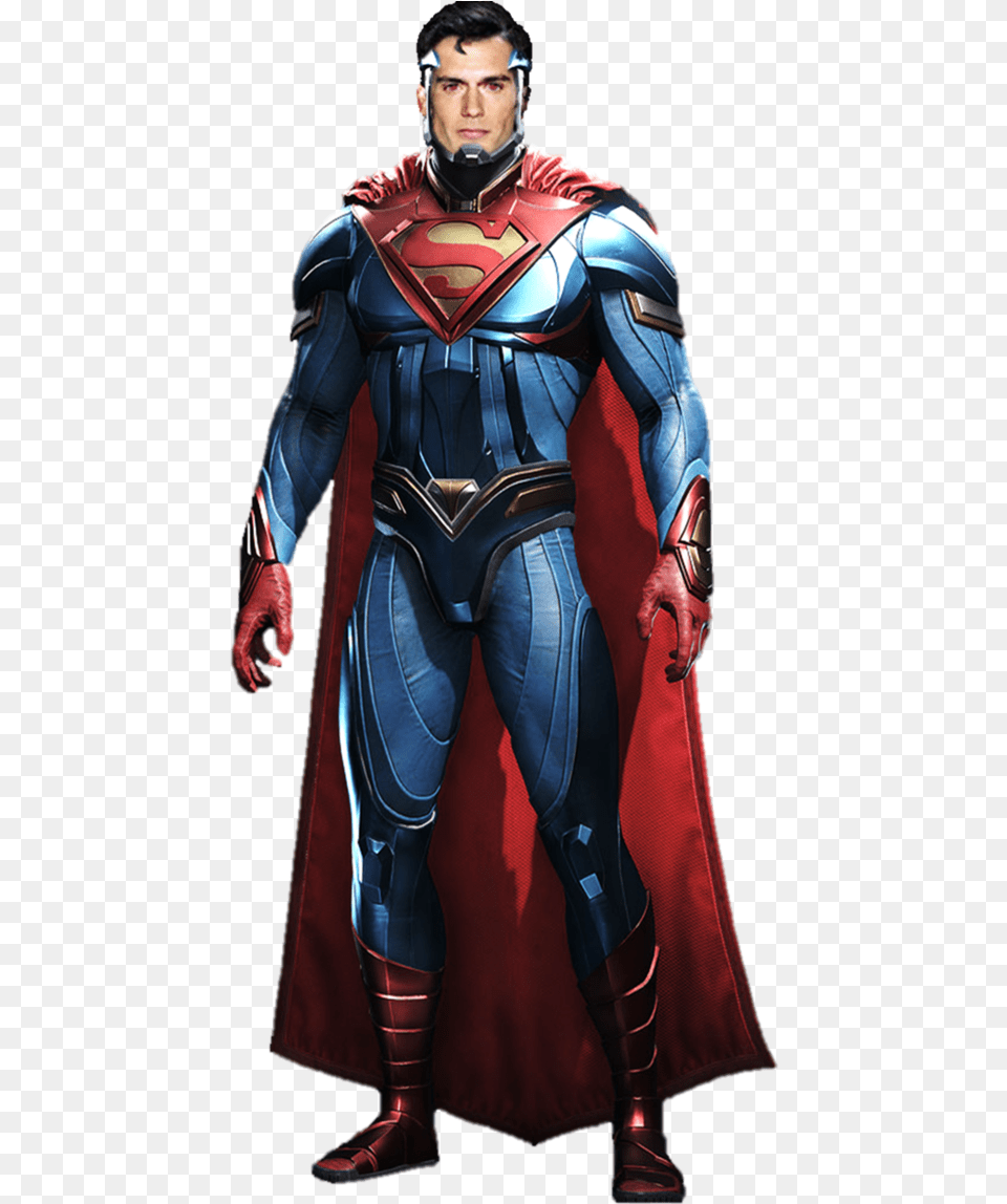 Henry Cavill Superman Injustice 2 Superman Armor, Adult, Male, Man, Person Free Png Download