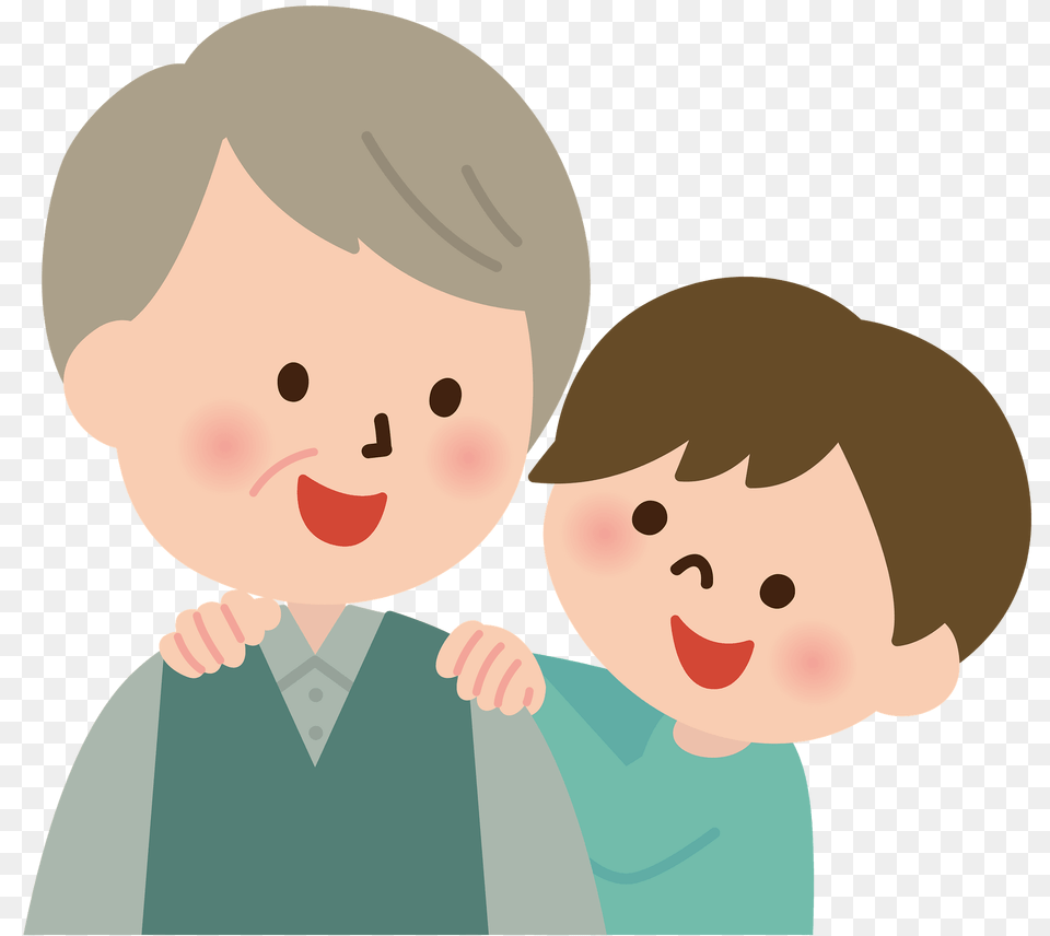 Henry Grandfather And Grandson Clipart, Baby, Person, Face, Head Png