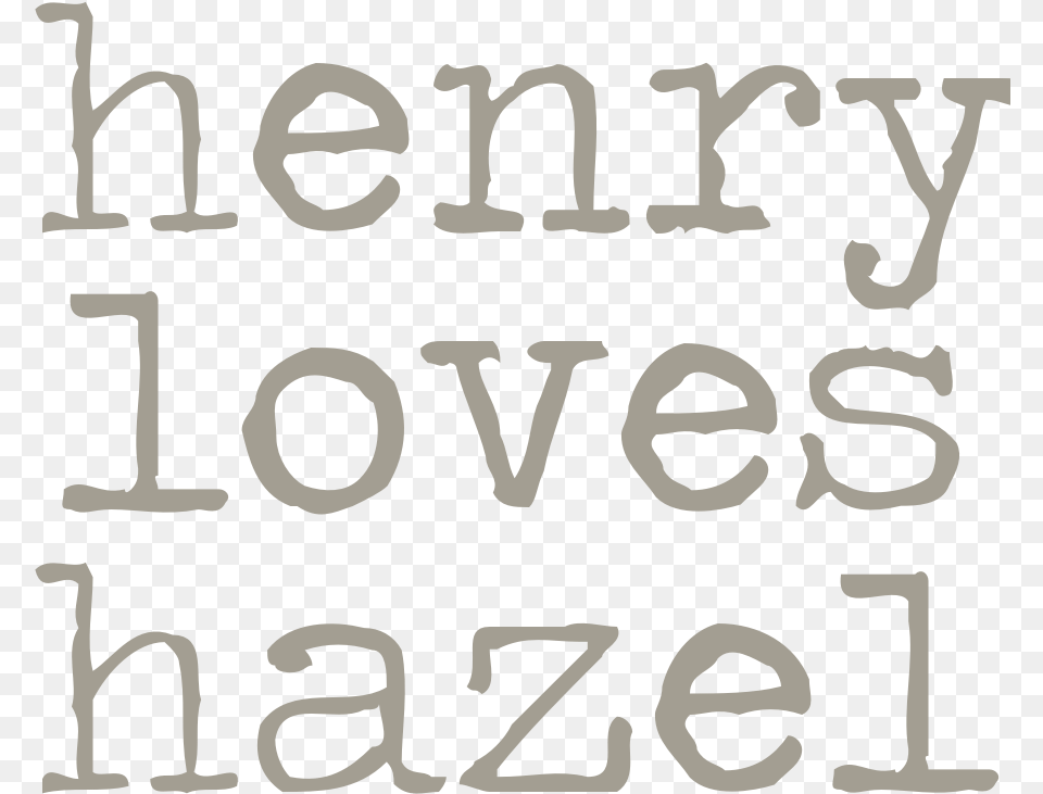 Henryloveshazellogo Calligraphy, Text, Alphabet, Person Png Image