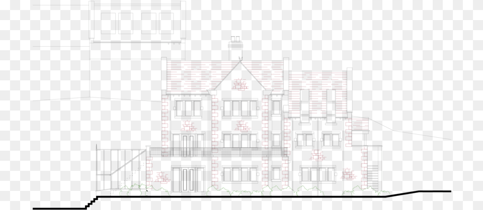 Heptonstall House Elevation Arch, Chart, Plot, Diagram Png Image