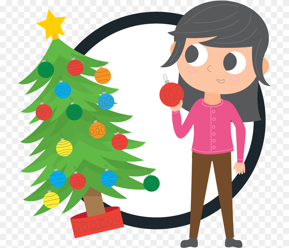 Her 2019 Happy New Year Gifts, Person, Christmas, Christmas Decorations, Face Png