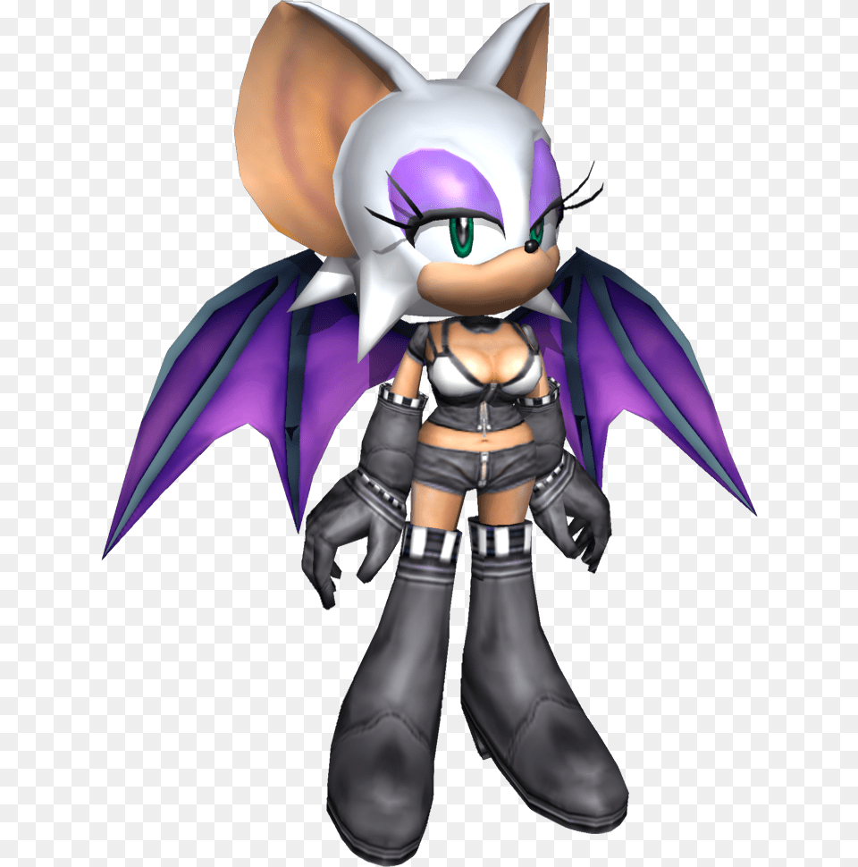 Her Alternate Costumes Especially Sonic Adventure 2 Rogue, Book, Comics, Publication, Adult Png