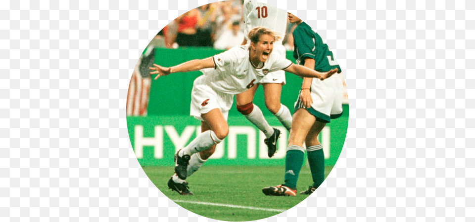 Her Pk In The World Cup Final Made Brandi Chastain Soccer Goal Run Celebration, People, Person, Boy, Child Free Transparent Png