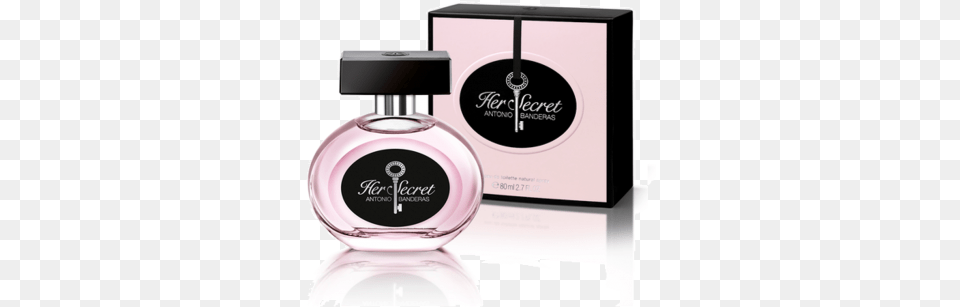 Her Secret Antonio Banderas, Bottle, Cosmetics, Perfume Free Transparent Png