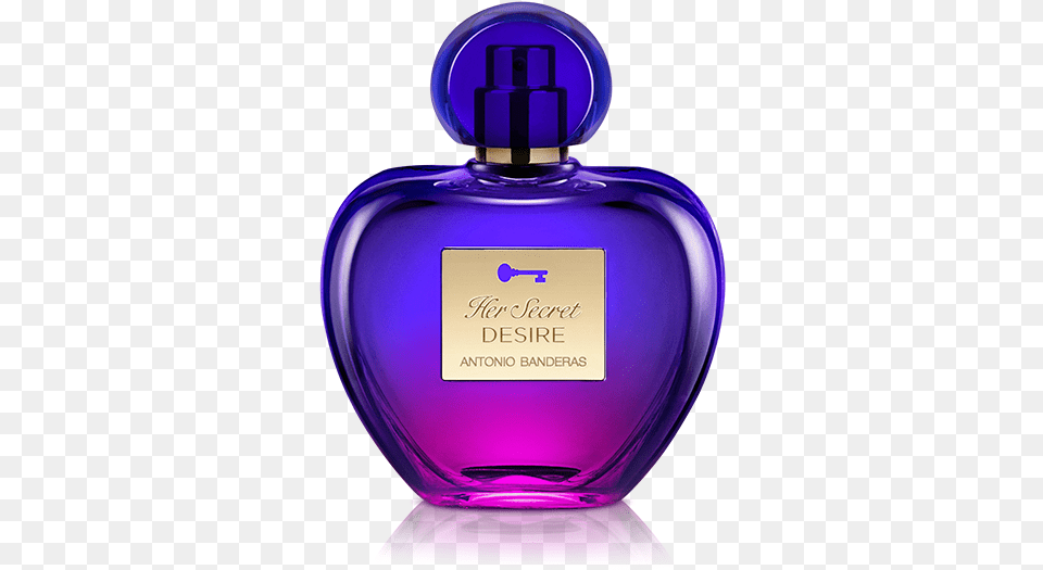 Her Secret Desire Antonio Banderas, Bottle, Cosmetics, Perfume Free Png