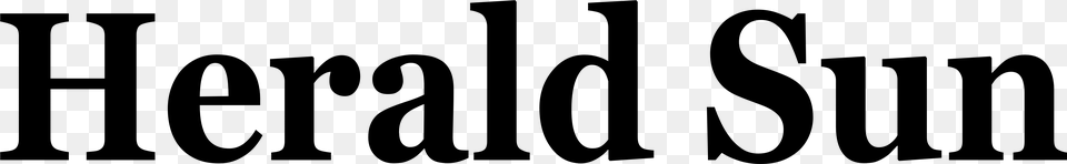 Herald Sun Australia Logo, Gray Png