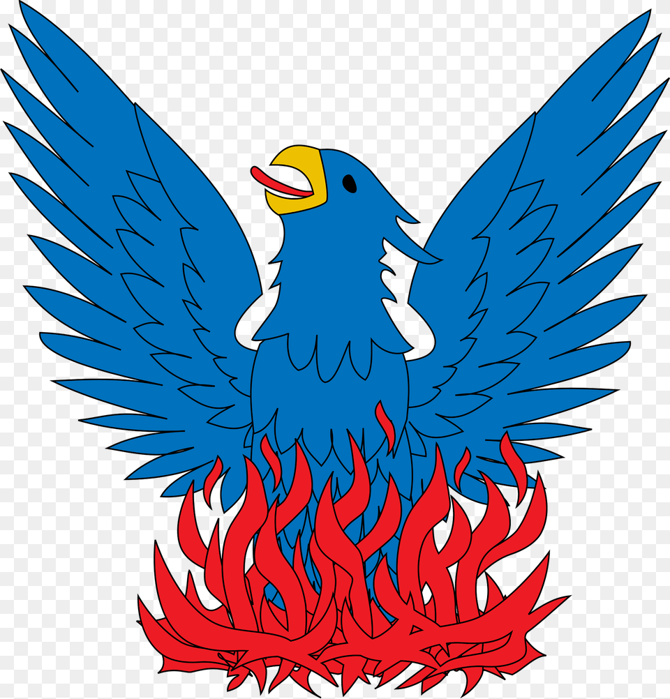 Heraldic Charge Phoenix Clipart, Animal, Beak, Bird, Fish Png
