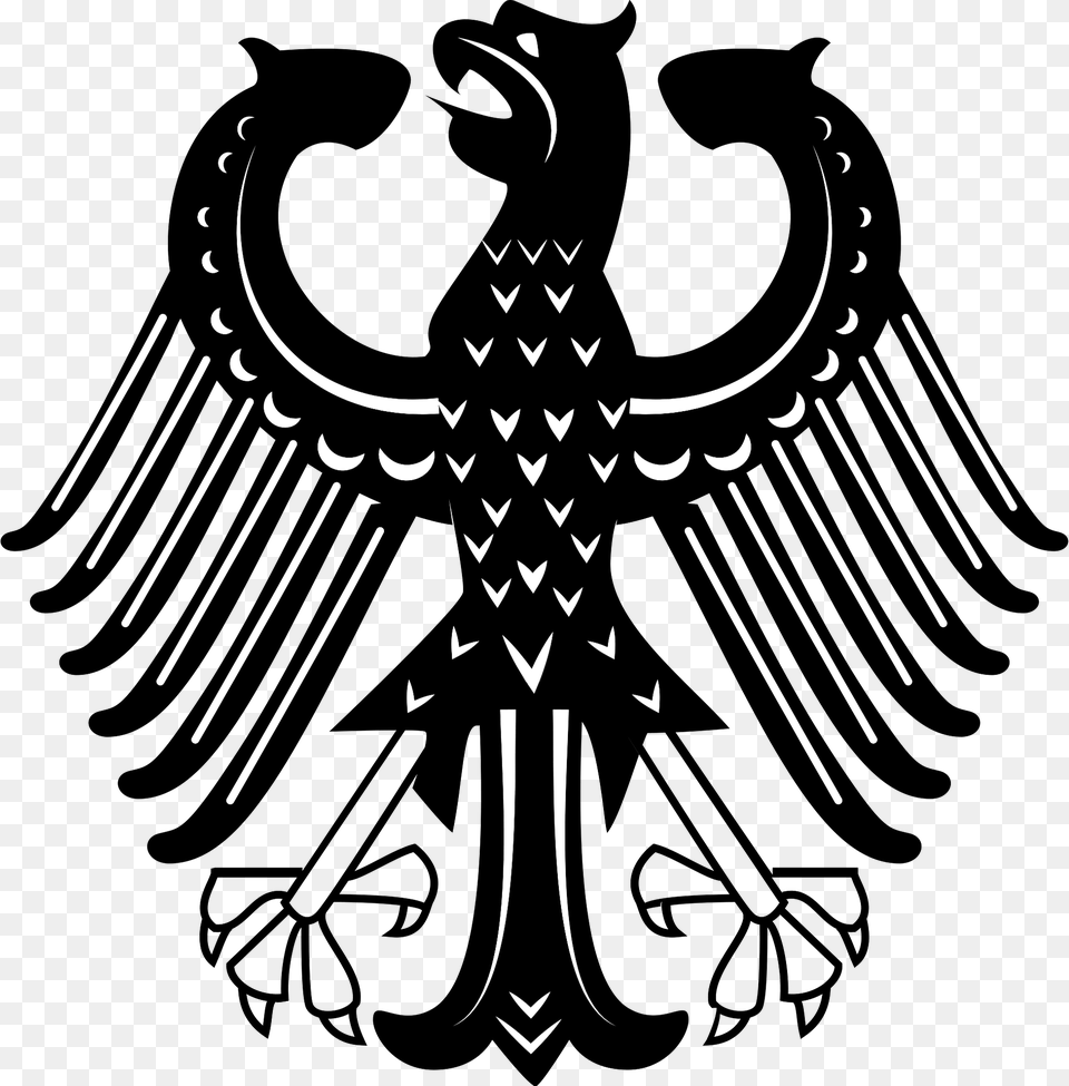 Heraldic Eagle Clipart, Emblem, Symbol Png