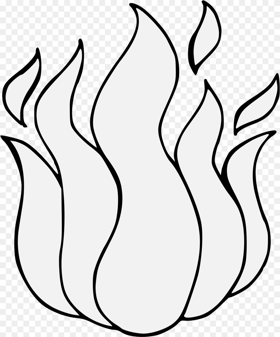 Heraldic Flame, Fire, Animal, Fish, Sea Life Png Image