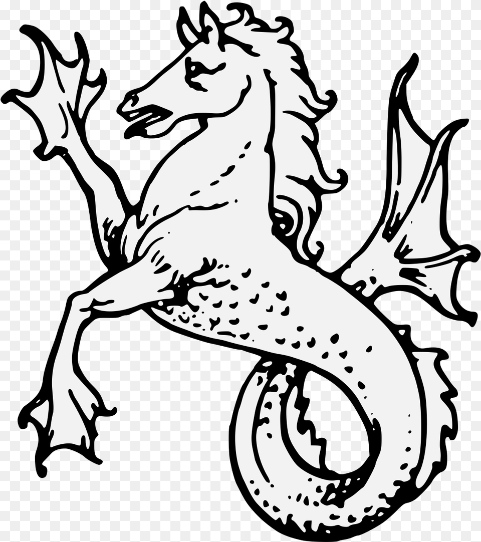 Heraldic Seahorse, Dragon, Baby, Person, Face Free Png