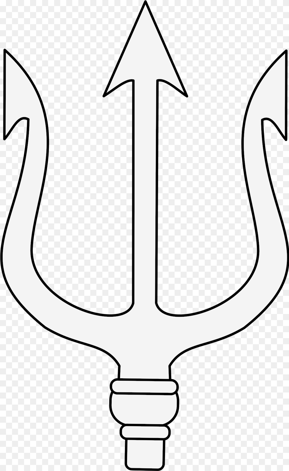 Heraldic Trident Trident, Weapon Free Transparent Png