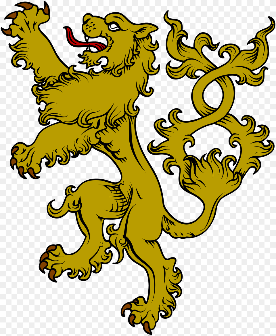 Heraldic Wolf Garb Board Coat Of Arms Lion, Animal, Mammal, Wildlife Free Transparent Png