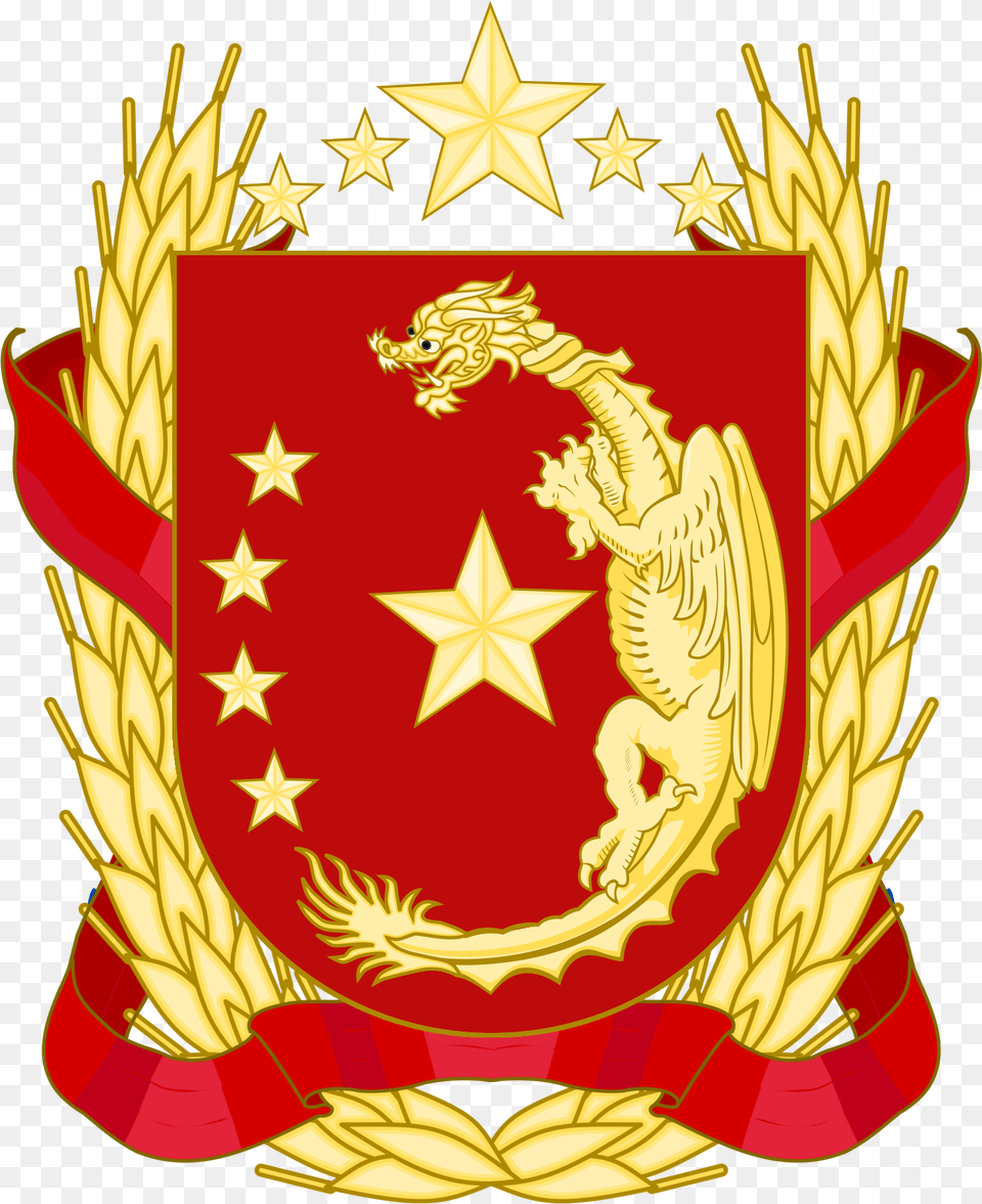 Heraldry Dragon China Coat Of Arms, Emblem, Symbol, Dynamite, Weapon Png