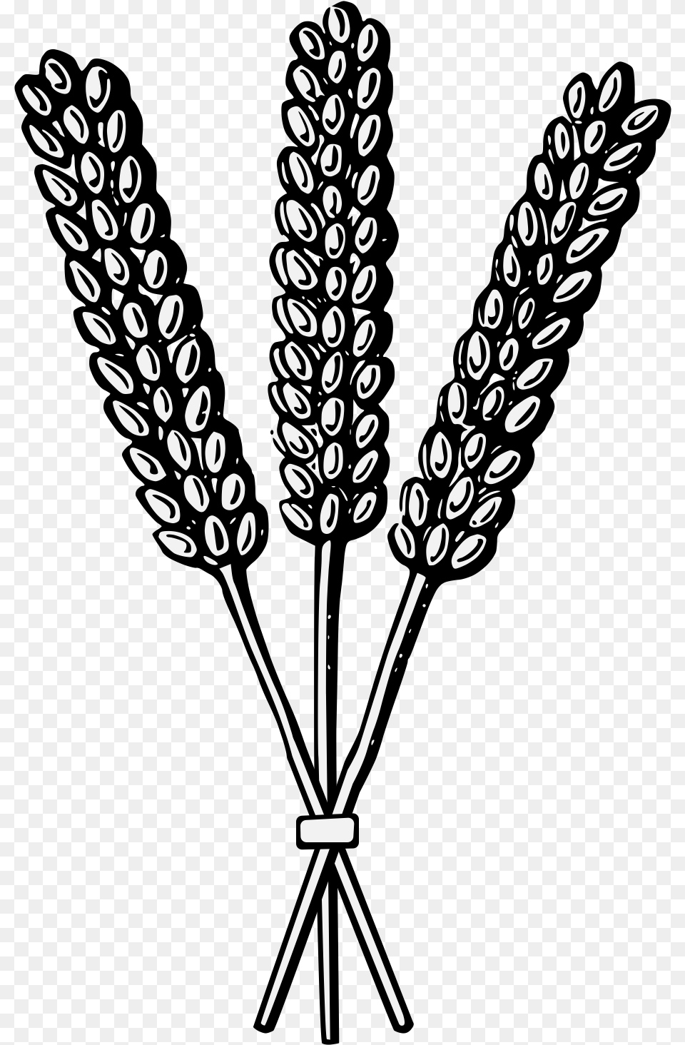 Heraldry Wheat Clipart Sheaf Of Wheat Icon, Grass, Plant, Food, Grain Free Png Download