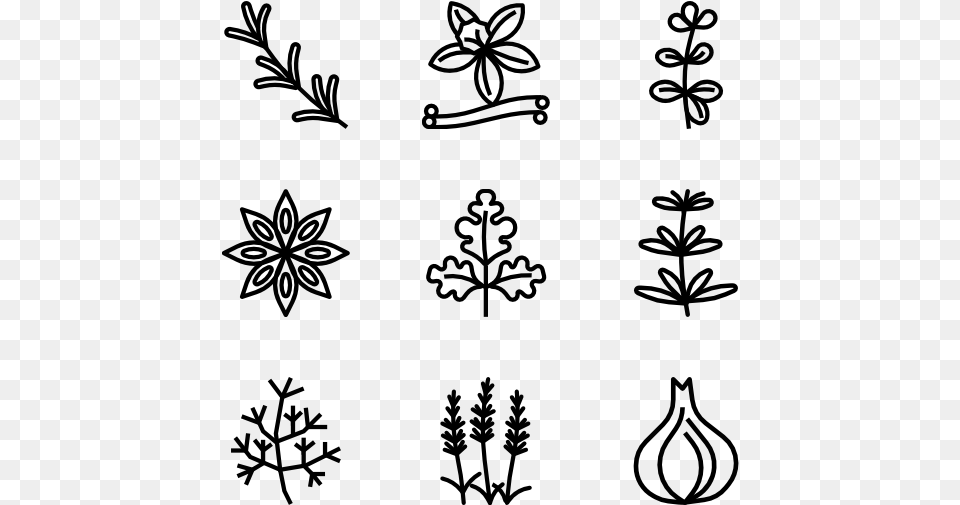 Herb Herb Icon, Gray Free Png Download