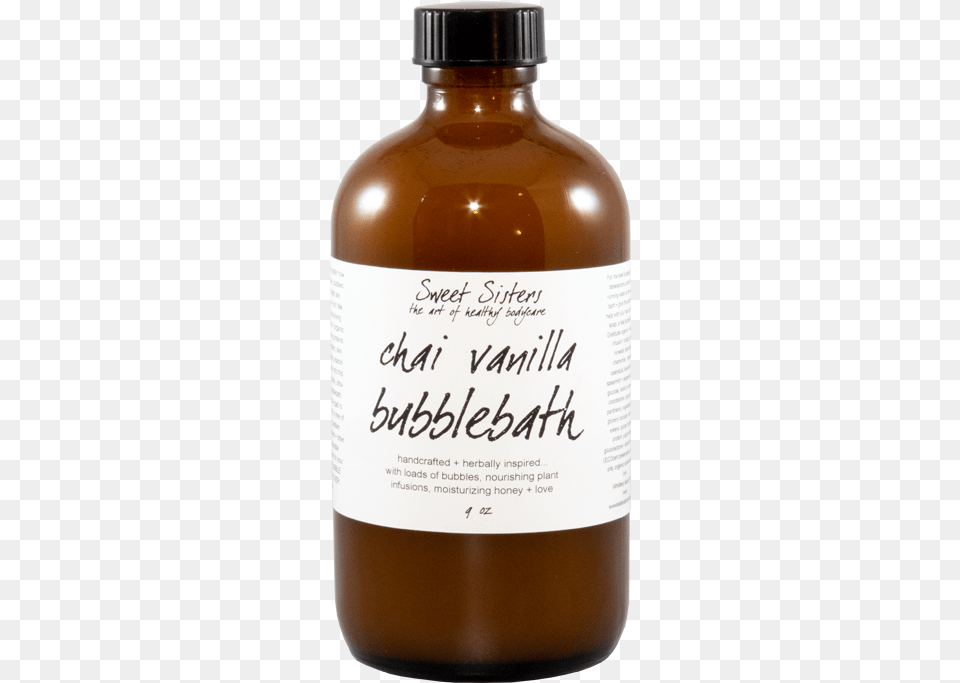 Herb Infused Gentle Sulfate Bubblebath Glass Bottle, Lotion, Aftershave Png