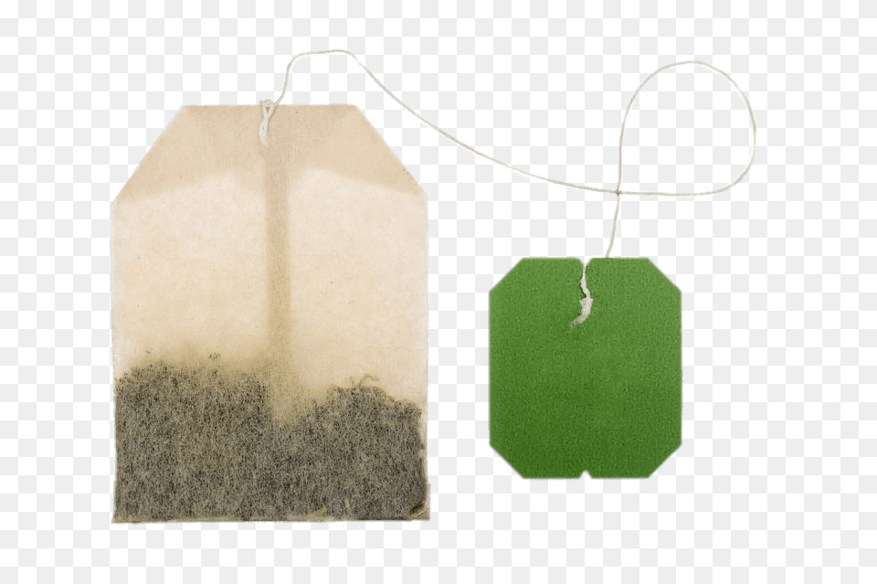 Herbal Tea Bag With Green Label Beverage, Green Tea Free Transparent Png