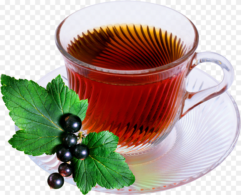 Herbal Tea In Cup Tea, Saucer, Herbs, Plant, Leaf Free Png