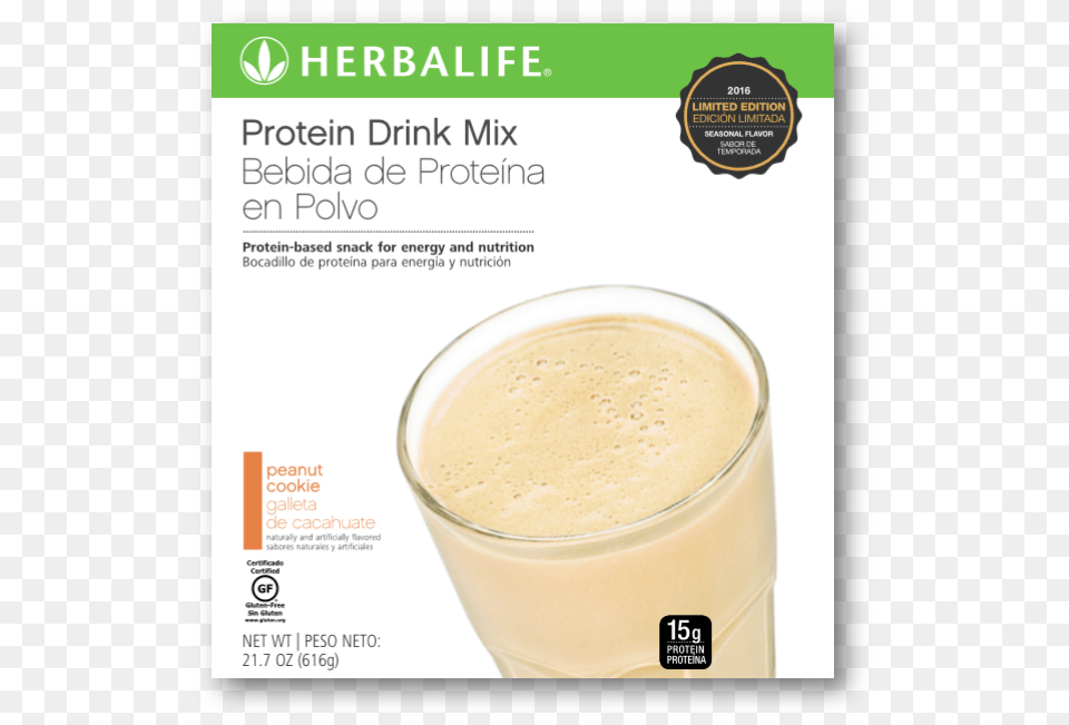 Herbalife Peanut Cookie Pdm Shake Mix Herbalife Peanut Cookie Protein, Beverage, Juice, Smoothie, Coffee Free Png