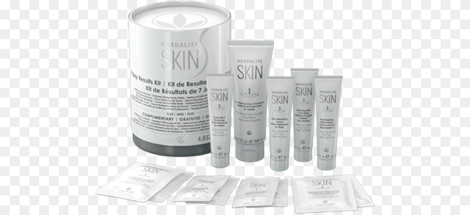 Herbalife Skin 7 Day Results Kit Herbalife Skin Trial Pack, Bottle, Lotion, Can, Tin Png