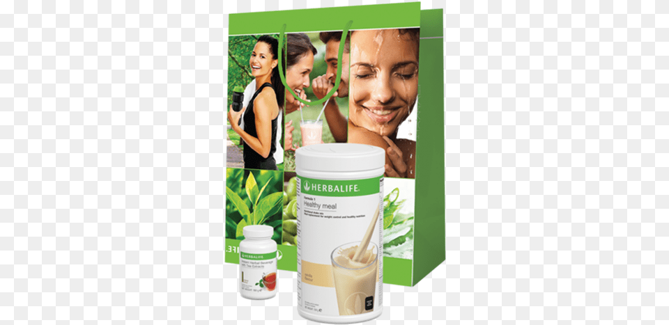Herbalife Starter Breakfast Kit, Herbal, Plant, Herbs, Person Free Png Download