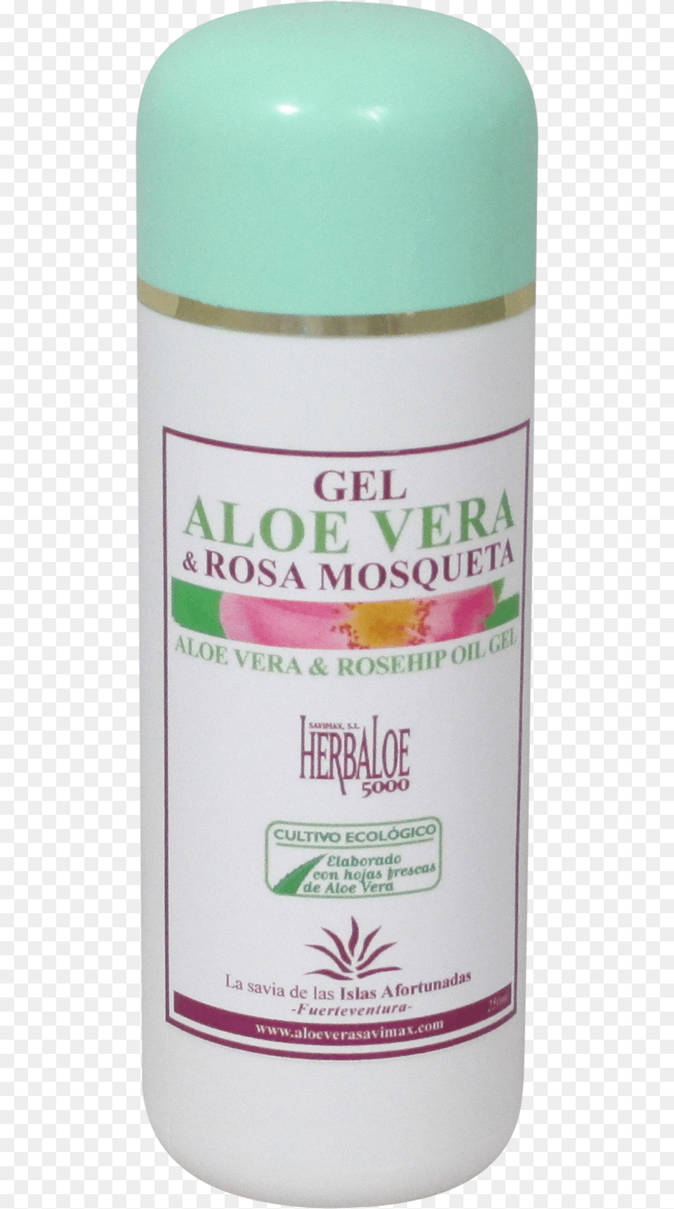 Herbaloe Gel Aloe Vera Y Rosa Mosqueta 250 Ml Lotion, Bottle, Cosmetics, Alcohol, Beer Free Png