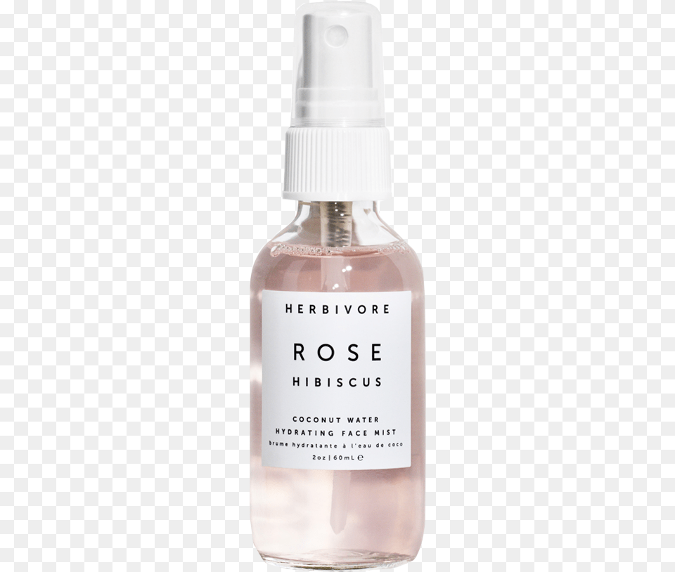 Herbivore Botanicals Rose Hibiscus Hydrating Face Mist, Bottle, Cosmetics, Perfume Free Transparent Png