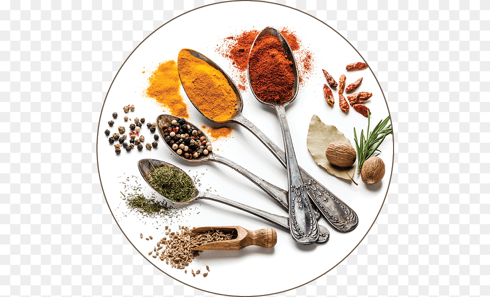 Herbs And Spices White Background, Cutlery, Spoon, Food Png
