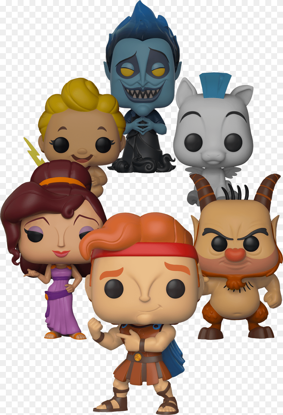 Hercules Clipart Greek King Pop Vinyl Greek Gods, Doll, Toy, Baby, Face Free Png