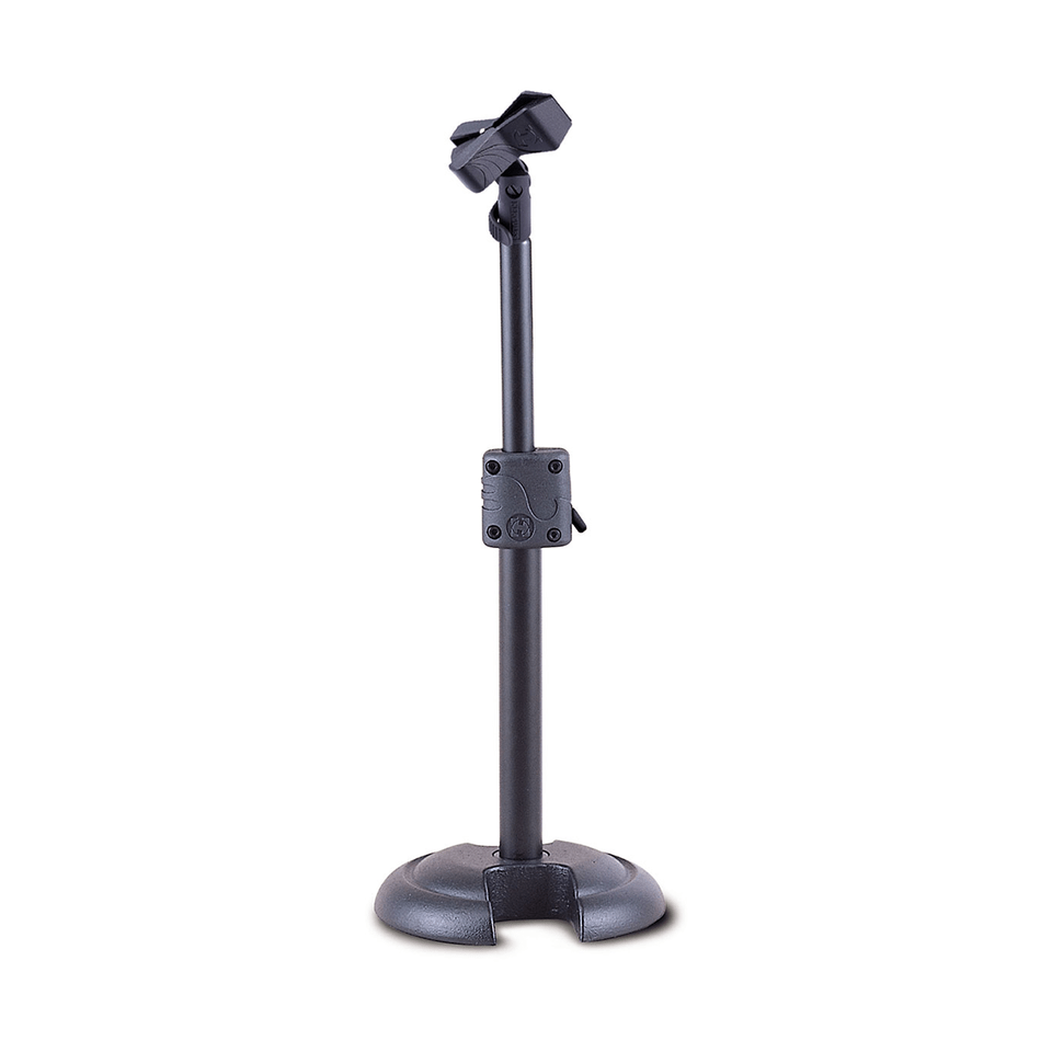 Hercules H Base Microphone Stand With Ez Mic Clip, Electrical Device, Furniture, Smoke Pipe Free Transparent Png