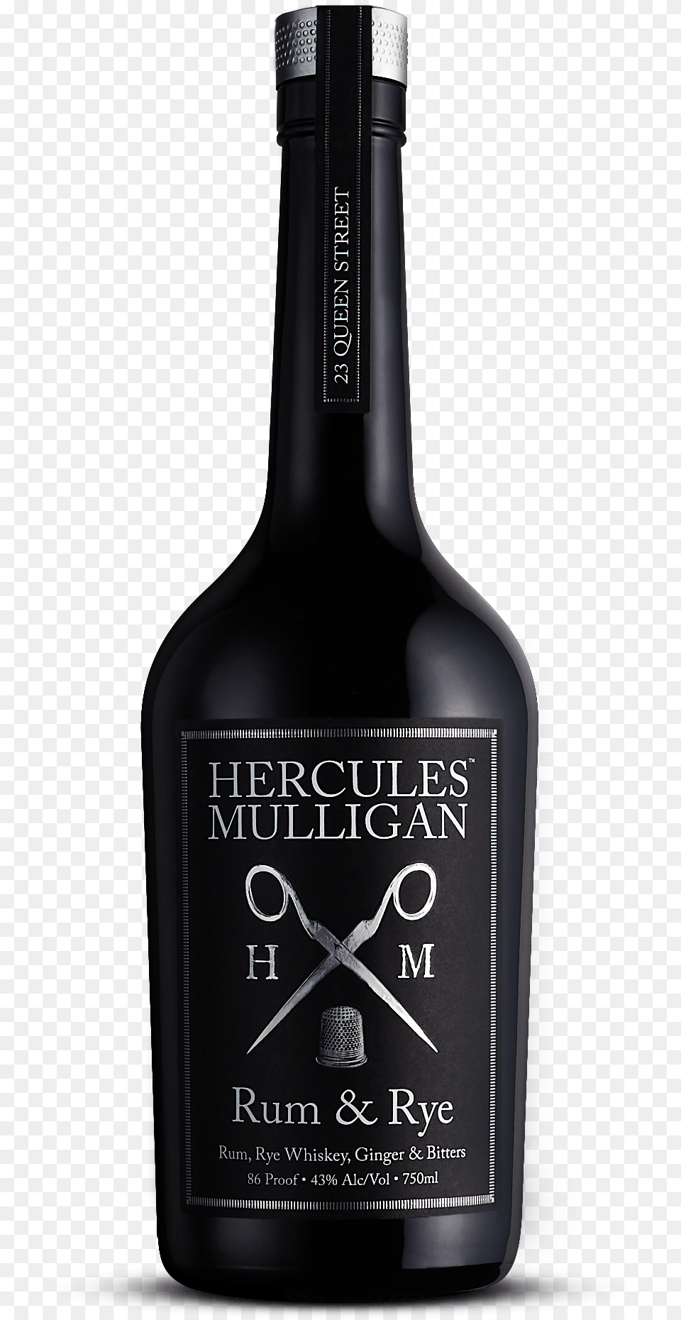 Hercules Mulligan Rum Amp Rye, Alcohol, Beverage, Liquor, Bottle Png Image