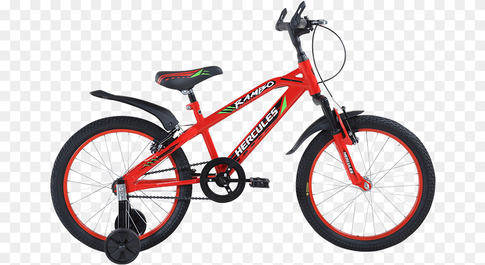 Hercules Rambo 16t20t Red Cycle Hercules Rambo Cycle Price, Bicycle, Transportation, Vehicle, Machine Free Png Download