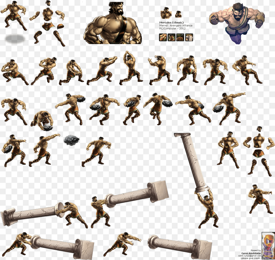 Hercules Sprites, Adult, Person, Man, Male Free Png