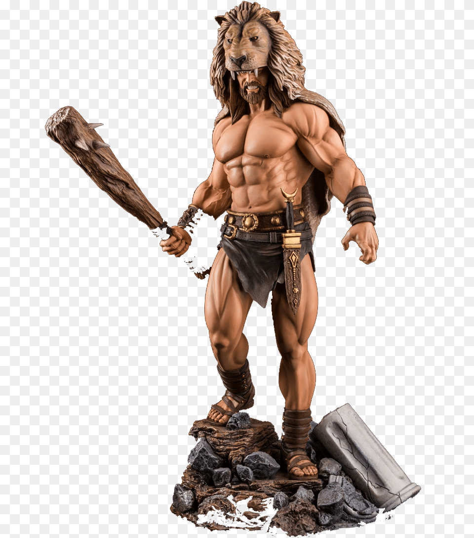 Hercules Statue Hercules Statue Figurine, Adult, Person, Man Free Transparent Png