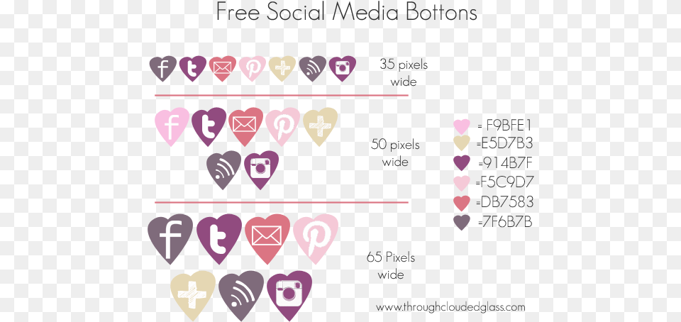 Here Are Some Social Media Icons That I39m Giving To Heart Png Image