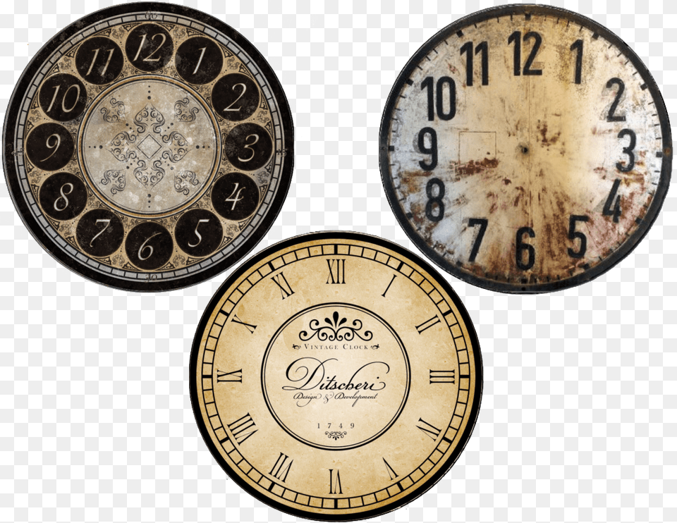 Here Are The Click To Enlarge Images To Use Under Clear Clock Face Printable Cd Size, Analog Clock, Wristwatch, Road Sign, Sign Free Transparent Png