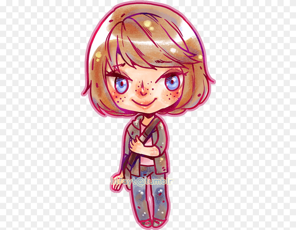 Here Have A Chibi Max Workin On Chloe And Maybe Kate Cartoon, Book, Comics, Publication, Baby Png Image