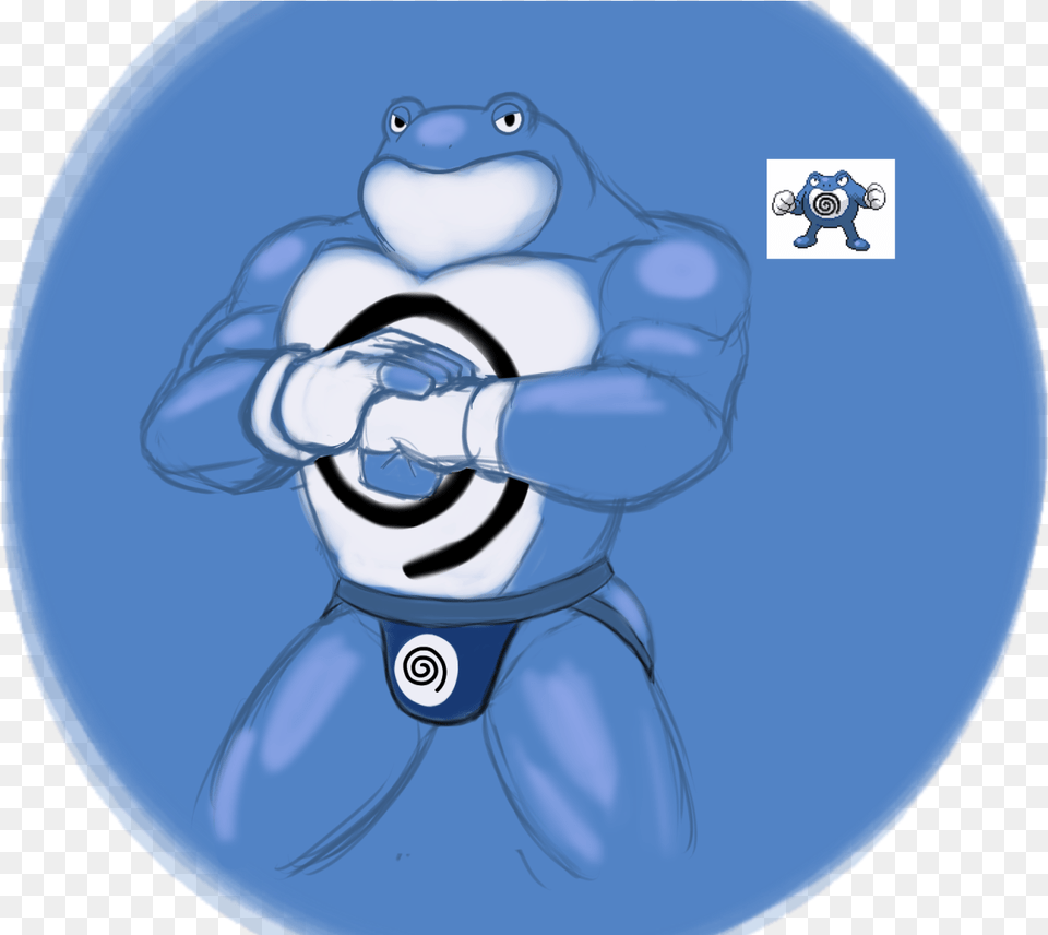 Here Have An Anthro Poliwrath While We Re At It Muscle Poliwrath, Photography, Animal, Fish, Sea Life Free Png Download