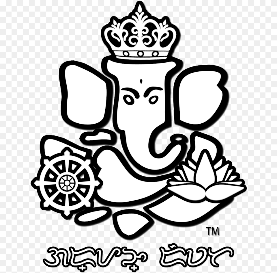 Here Is A Filipino Rendering Of The Elephant Deity Lord Ganesha Vector, Stencil, Accessories, Jewelry, Electronics Free Transparent Png